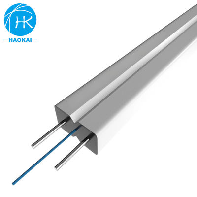 FTTH ইনডোর ড্রপ ক্যাবল ইস্পাত তার 1 কোর 2 কোর 4 কোর স্বয়ংসমর্থন ফাইবার অপটিক্যাল তার