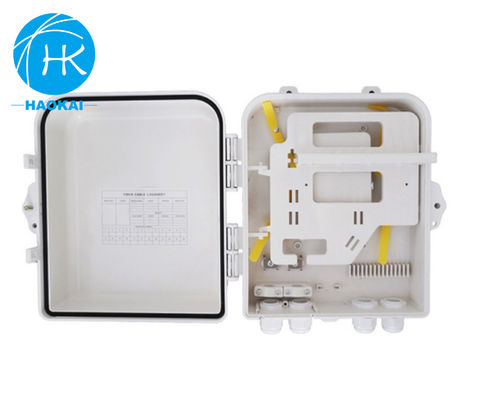 অপটিক্যাল ফাইবার FTTH টার্মিনেশন বক্স ইস্পাত ফাইবার অপটিকাল স্প্লাইস বক্স 24 কোর