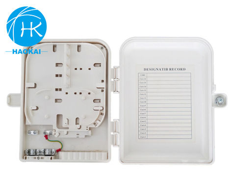 পল মাউন্ট ABS প্লাস্টিক FTTH সমাপ্তি বক্স অপটিক্যাল জংশন বক্স 16 কোর