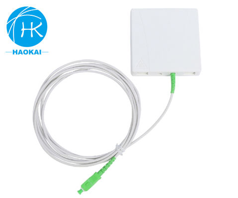 ওয়াল মাউন্ট মিনি FTTH টার্মিনেশন বক্স ফাইবার অপটিক এসএম পিটিও এটিবি বক্স পিগটেল সহ