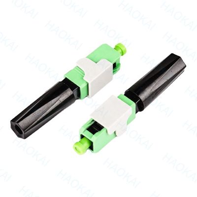 0.3db 60mm SC APC দ্রুত সংযোগকারী SM FTTH ফাইবার অপটিক দ্রুত সংযোগকারী