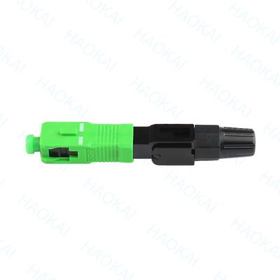 SC APC দ্রুত সংযোগকারী FTTH ড্রপ ক্যাবল ফাইবার অপটিকাল দ্রুত সংযোগকারী