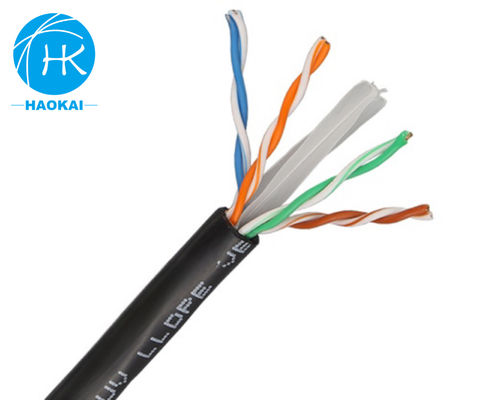 FTP CAT6A ইনডোর LAN ক্যাবল 23awg Shielded Copper Network Cable
