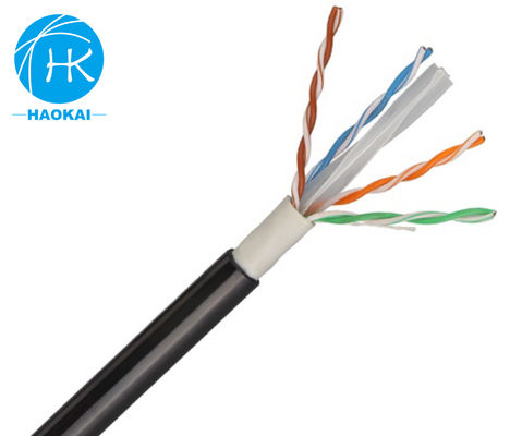 FTP CAT6A ইনডোর LAN ক্যাবল 23awg Shielded Copper Network Cable