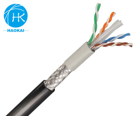 FTP CAT6 ডাবল জ্যাকেট ল্যান ক্যাবল 305m আউটডোর ইথারনেট ক্যাবল