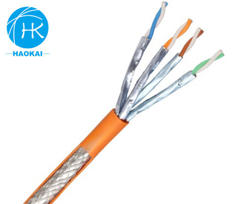 FTP CAT6 ডাবল জ্যাকেট ল্যান ক্যাবল 305m আউটডোর ইথারনেট ক্যাবল