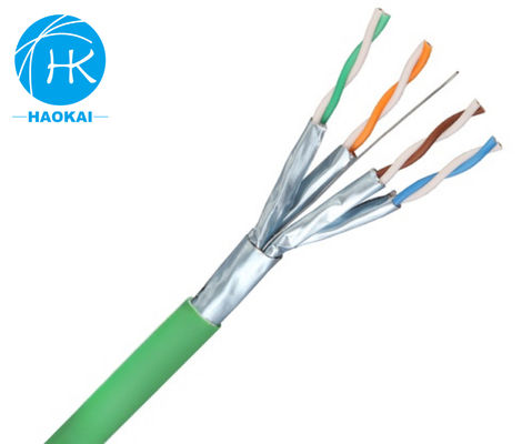 ডাবল জ্যাকেট SFTP CAT6 ইন্টারনেট ক্যাবল 305m আউটডোর ল্যান ক্যাবল