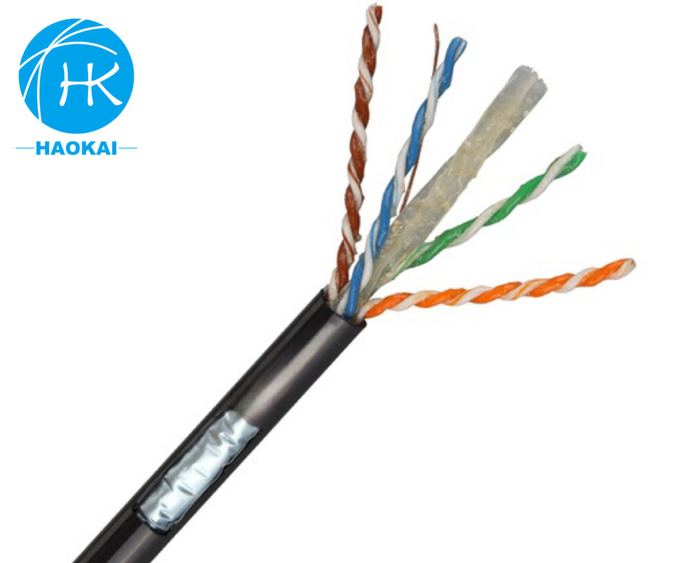 4pairs 23awg FTP CAT6 আউটডোর ইন্টারনেট ক্যাবল জেলি ভরা বা জেল ভরা ল্যান ক্যাবল